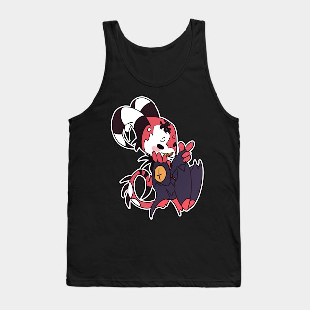 Helluva Boss Chibi Blitzo Tank Top by kelsmister